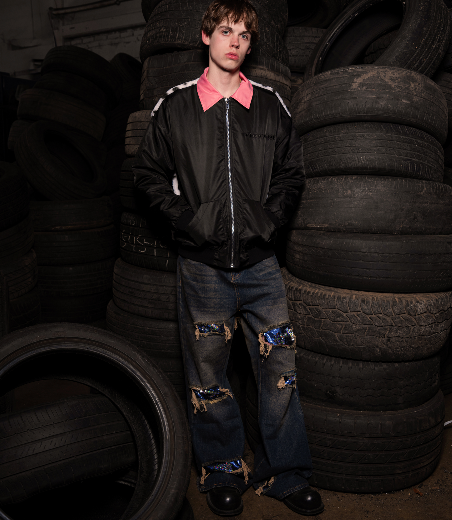 Mudwash Sequin Jeans