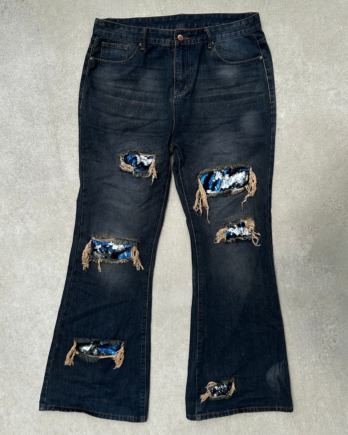Mudwash Sequin Jeans